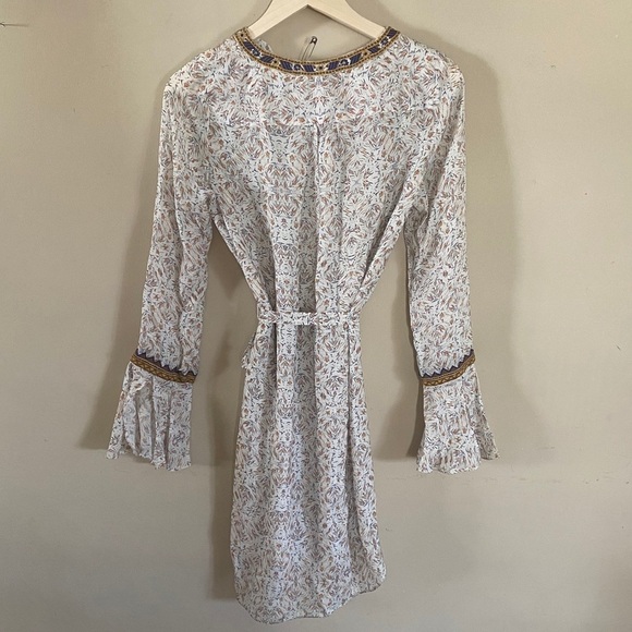 Tangerine NYC Embroidered Print Tunic Dress - Picture 8 of 14